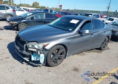 2017 Infiniti Q50 3.0T Premium from USA, damaged, VIN JN1EV7AP3HM742802